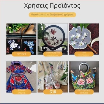 Πολυεστερικό νήμα κεντήματος για μηχανικό κέντημα, κατάλληλο για υφάσματα και ρούχα