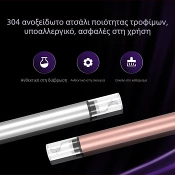 Ορατός ηλεκτρικός καθαριστής μαύρων στιγμάτων με βελόνα ακμής και καθαριστής πόρων