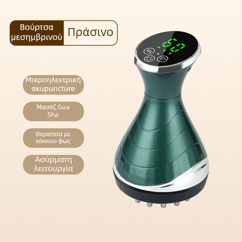 Διεθνές ηλεκτρικό μασάζ γκουά-σα για κοιλιά και σώμα, βούρτσα με μεσημβρινούς στα πόδια, εργαλείο καθαρισμού μεσημβρινών και βούρτσα κενού για ολόκληρο το σώμα