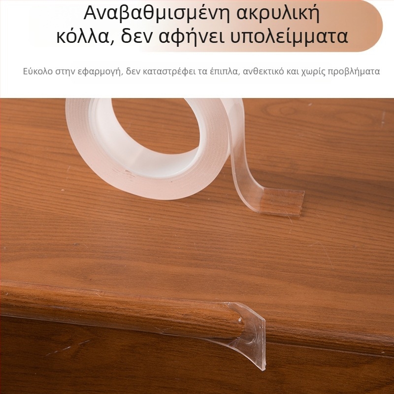 2 mm παχύ προστατευτικό άκρο επίπλων, διαφανής PVC γωνιακός προστατευτής για τραπέζια και πόρτες, μαλακή επένδυση – διαθέσιμα μήκη 1, 2, 3 ή 5 μ