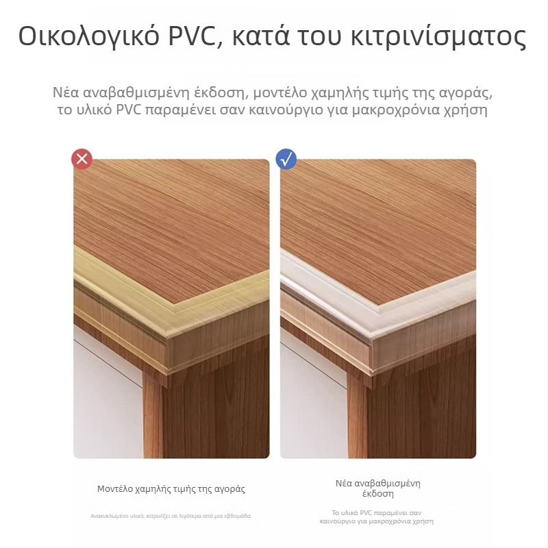 Διαφανείς PVC προστατευτές γωνιών τραπεζιού για νηπιαγωγεία, αυτοκόλλητοι προστατευτικοί γωνίας με ορθή γωνία