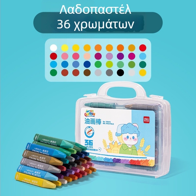 Deli λαδοπαστέλ για ζωγραφική – 12 ή 24 χρώματα, για παιδιά