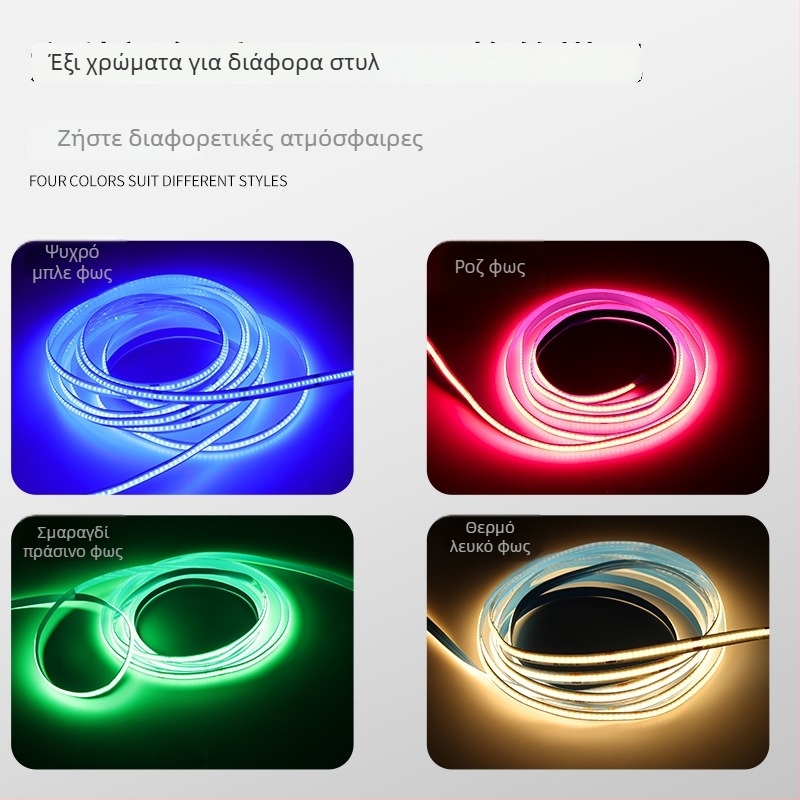 Λωρίδα LED με αισθητήρα για ατμόσφαιρα δωματίου, αδιάβροχη και αυτοκόλλητη, κατάλληλη για κάτω από το κρεβάτι, σκάλες και μπαλκόνι, διακοσμητικό φωτισμό