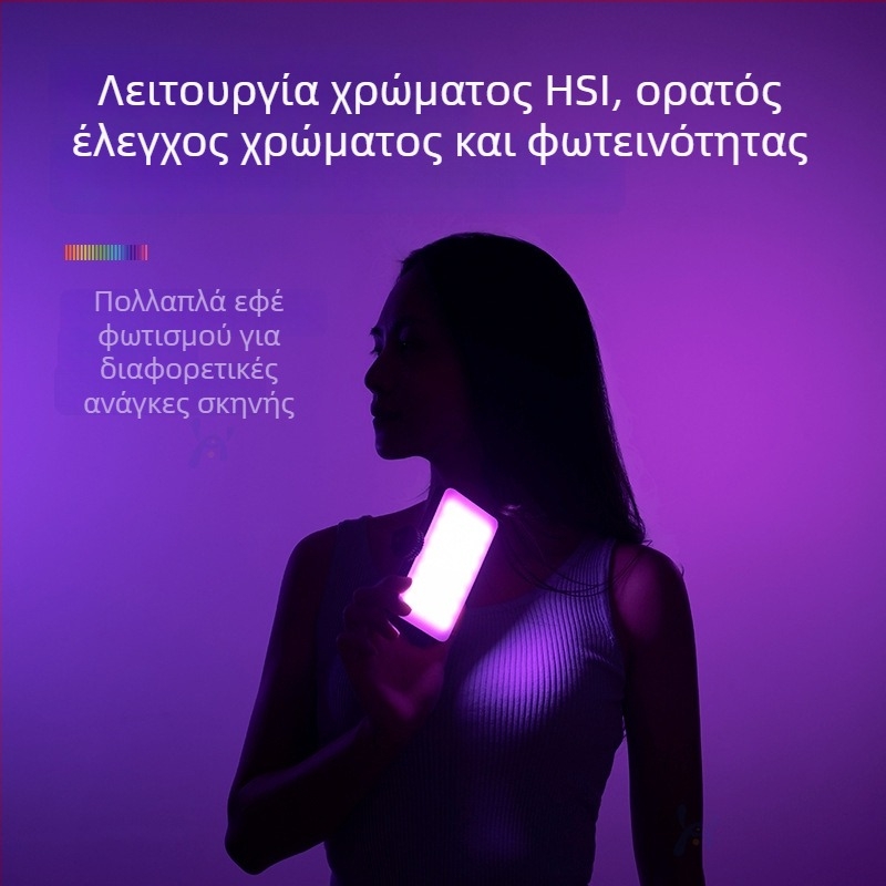 Μίνι φορητό LED φως συμπληρωτικό για ζωντανή μετάδοση και φωτογράφηση σε κινητό, συμπαγές φωτιστικό ομορφιάς με επαναφορτιζόμενο USB