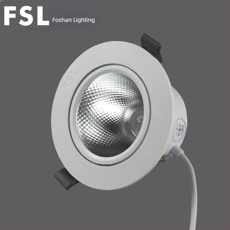 Foshan Lighting LED αντι-ανακλαστική ενσωματωμένη οροφής σποτ COB για σαλόνι