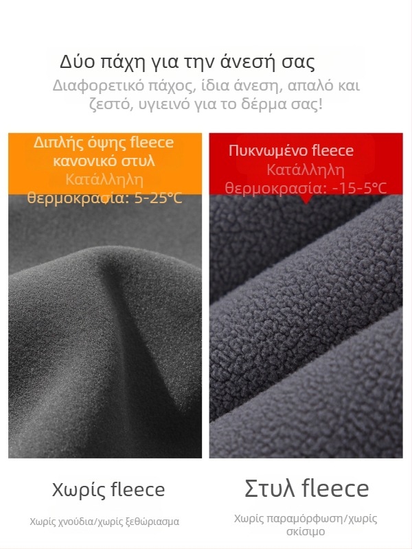Ανδρικά αντιανεμικά παντελόνια με επένδυση φλίς, φαρδιά άνετα χειμερινά αθλητικά παντελόνια, μοντέλο 2025