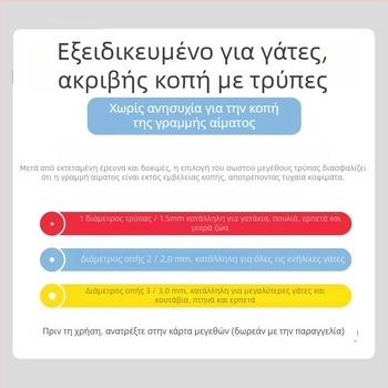 Κόπτης νυχιών για γάτες και σκύλους – εργαλείο προστασίας από γρατζουνιές, κατάλληλο για αρχάριους