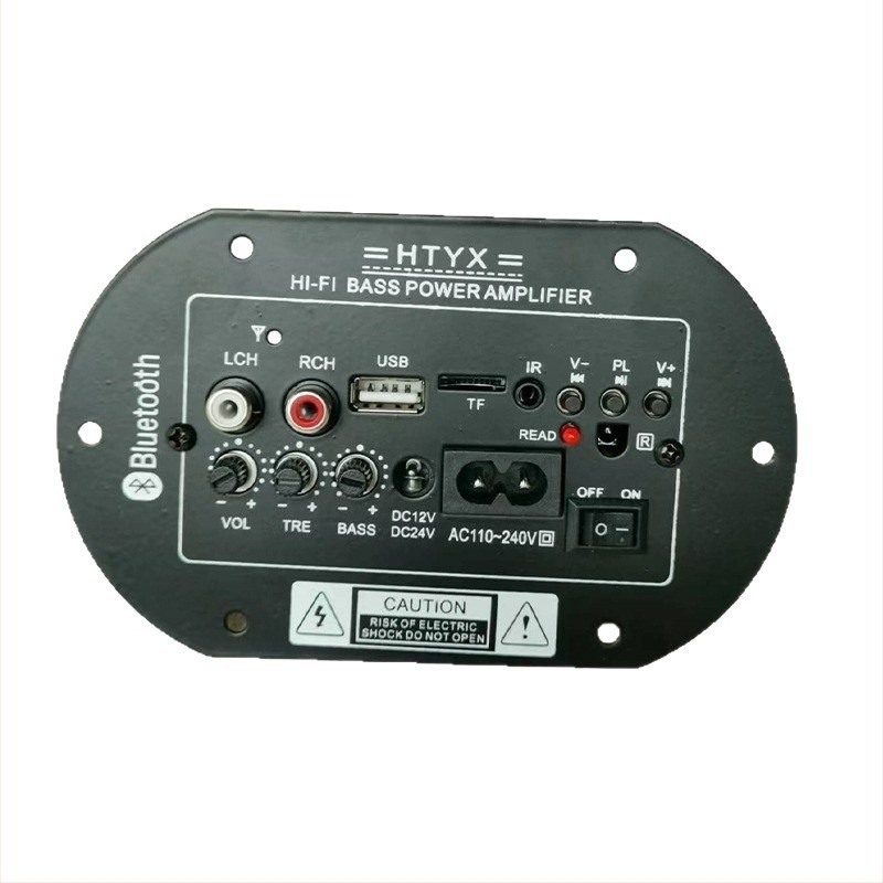 Κυλινδρική Bluetooth πλακέτα ενισχυτή υπογούφερ για οικιακή και αυτοκινητική χρήση, 6/8/10 ίντσες, 12V/24V/220V, ηχητική μητρική πλακέτα