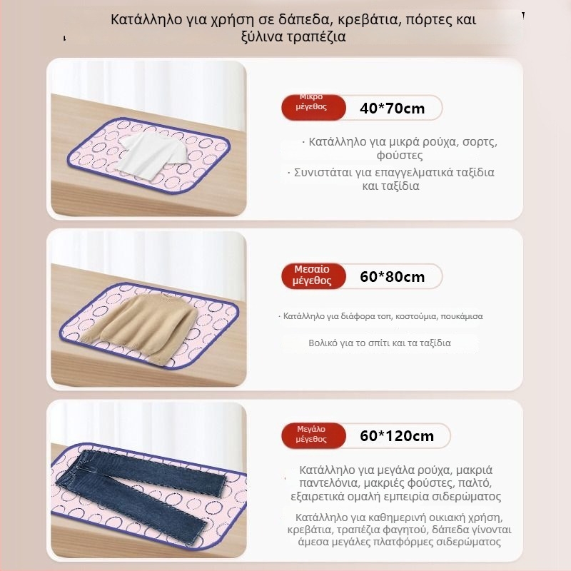 Πλάκα μόνωσης σιδερώματος υψηλής θερμοκρασίας για οικιακή χρήση, πτυσσόμενη επιφάνεια σιδερώματος, θερμοανθεκτικό πάτος σιδερώματος