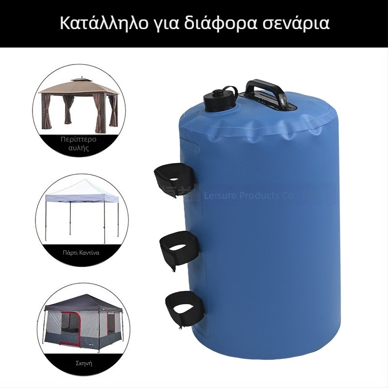 Τσάντες βάρους για σκηνή κάμπινγκ – γεμισμένες με άμμο ή νερό για σταθεροποίηση και προστασία από τον άνεμο