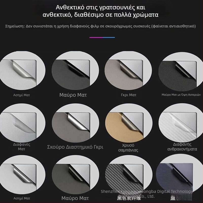 Σετ φιλμ θήκης και αυτοκόλλητα για φορητό Lenovo Pro14 14 ιντσών (2024)