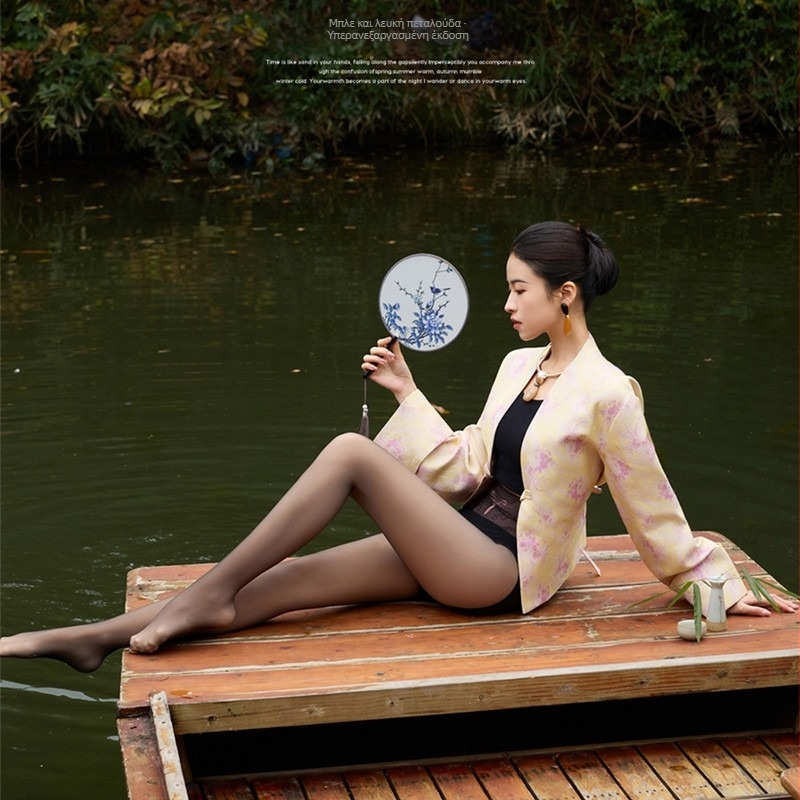 Κολάν εγκυμοσύνης σε ένα κομμάτι, νάιλον-σπαντέξ 70–80% νάιλον, παχύ και ζεστό, υψηλή ελαστικότητα, μήκος 9/10