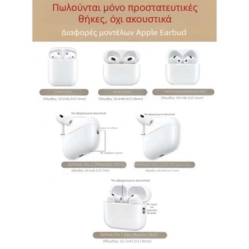 Nothing Θήκη AirPods 3/4 με διαχωρισμένο σχέδιο σε cartoon στυλ, TPU υλικό, κατασκευή με έγχυση για Apple