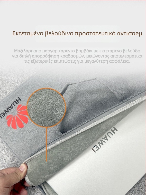 Huawei τσάντα για φορητό υπολογιστή — πολυεστέρας, αδιάβροχη, προστασία από κραδασμούς, διαπνέουσα, ανθεκτική στη φθορά