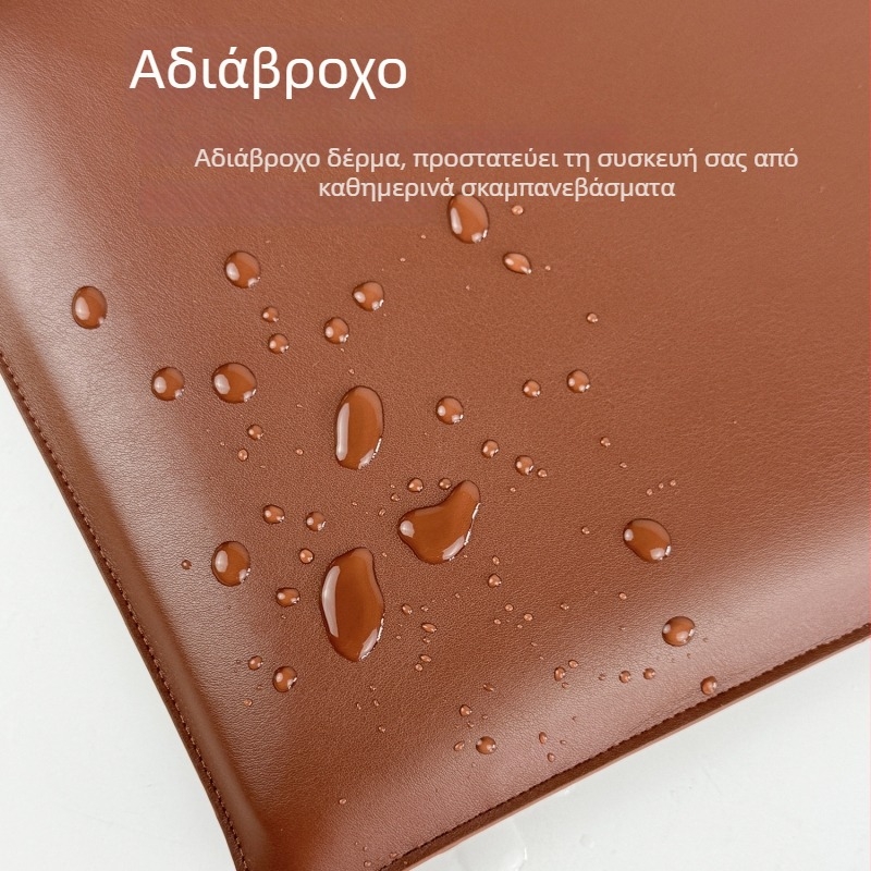 Μη μαγνητική θήκη λαπτοπ PU — αδιάβροχη, ανθεκτική στη φθορά, επένδυση από νάιλον, αστικός σχεδιασμός