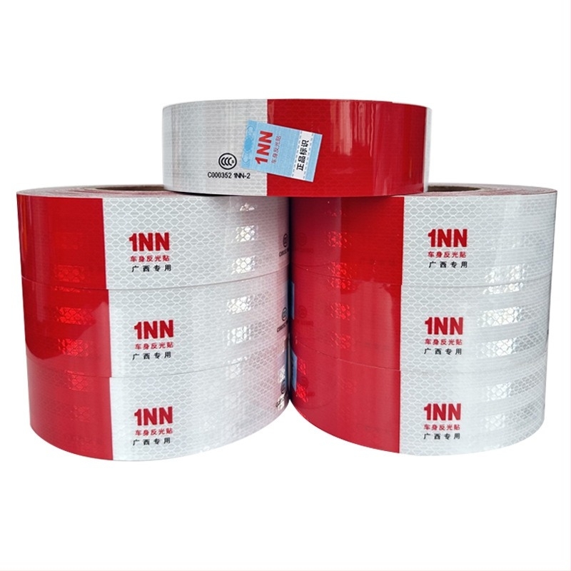 Ανακλαστικό προειδοποιητικό αυτοκόλλητο για φορτηγά - αυτοκόλλητο με κόλλα, προσαρμοζόμενο, υλικό: αυτοκόλλητο