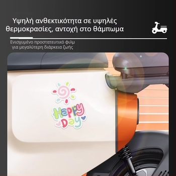 Αντανακλαστικό αυτοκόλλητο διαμαντοβαθμίας ποιότητας για κράνη και οχήματα — αυτοκόλληση, προστασία από γρατζουνιές, νυχτερινή ορατότητα, διακοσμητικό αντισύγκρουσης