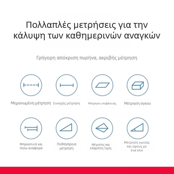 Λέιζερ μετρητής απόστασης με υπέρυθρη μέτρηση, ηλεκτρονικός χάρακας, υψηλής ακρίβειας λέιζερ μετρητής