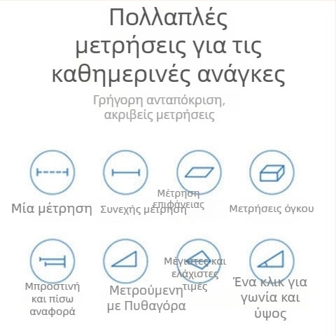 Μίνι μετρητής απόστασης λέιζερ LS-P με υπέρυθρη μέτρηση