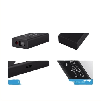 Duke LS5 μετρητής απόστασης λέιζερ με οθόνη αφής, IR μέτρηση, φορητή συσκευή, βάρος 0,3 kg