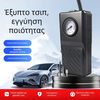 Ασύρματη αντλία αέρα αυτοκινήτου με διπλό κύλινδρο — 48V, 120W, 50 L/min, διάρκεια λειτουργίας 5–20 λεπτά