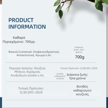 Καθαριστικό Γενικής Χρήσης Clean and Bright — Βαθύς Καθαρισμός, 500 ml, 16 φιάλες ανά κουτί