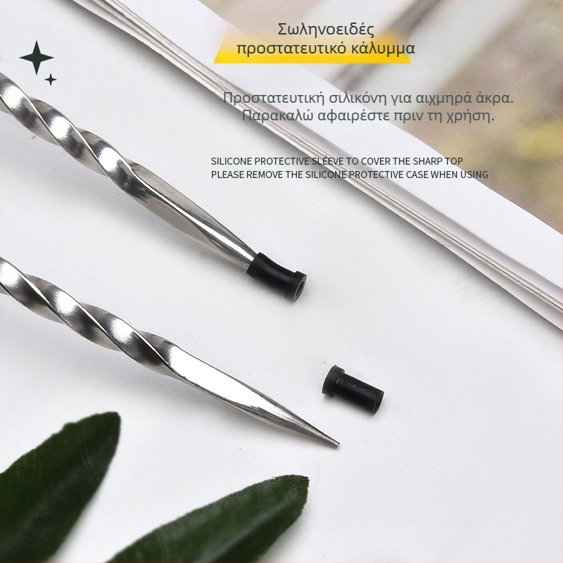 Επιτραπέζιος εισαγωγέας αποδείξεων — ανοξείδωτο ατσάλι, κατάλληλο για ταμειακή μηχανή και μπαρ