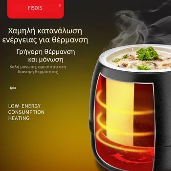 10L ηλεκτρικός θερμαντήρας σούπας για μπουφέ, μονωμένος κάδος σερβιρίσματος για ξενοδοχειακές κουζίνες