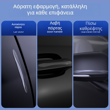 Αντισυγκρουσιακή αυτοκόλλητη λωρίδα για πόρτες αυτοκινήτου και πλευρικούς καθρέφτες - PU Υλικό, ανθεκτικό σε γρατσουνιές, για όλα τα μοντέλα