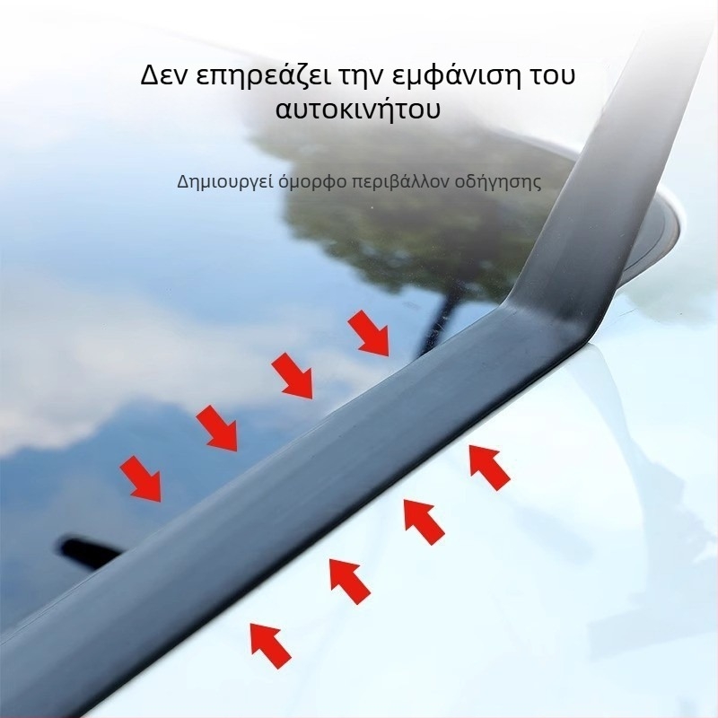 Λωρίδα σφράγισης σε σχήμα Τ για το μπροστινό παρμπρίζ, την ηλιοροφή και τα παράθυρα του αυτοκινήτου· καουτσούκ, πάχος 1 cm· για ολόκληρο το αυτοκίνητο, συμβατή με όλα τα μοντέλα
