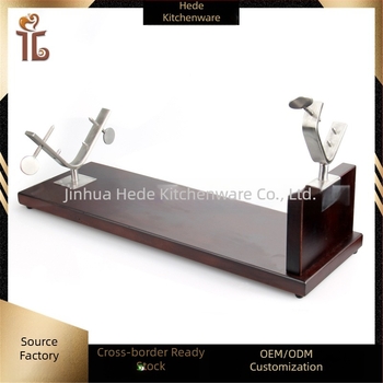 Ράφι ζαμπόν από ξύλο beech, ράφι κρέατος για αρνίσιο πόδι, βάση, δυνατότητα εκτύπωσης λογότυπου