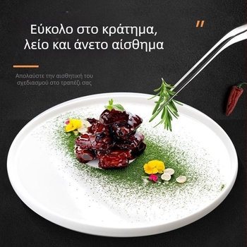 Ανοξείδωτες τσιμπίδες διακόσμησης για μοριακή γαστρονομία — εξοπλισμός μπουφέ, Μάρκα: Other, Εκτύπωση λογότυπου: Ναι