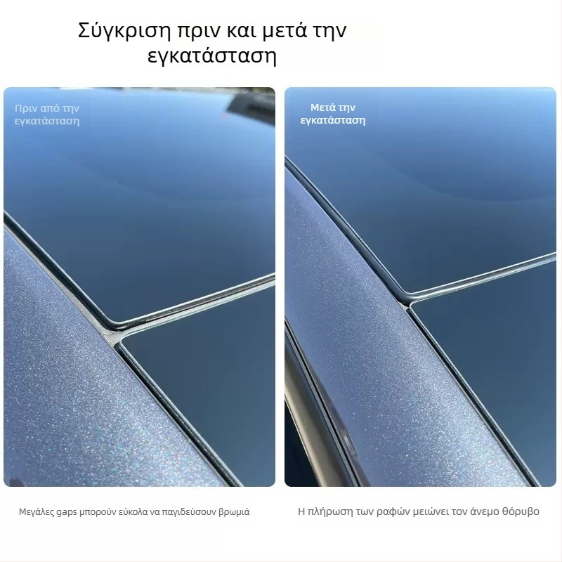 Baichuan Auto Parts — Λωρίδα στεγανοποίησης οροφής για Tesla Model 3/Y, καουτσούκ αυτοκινήτου