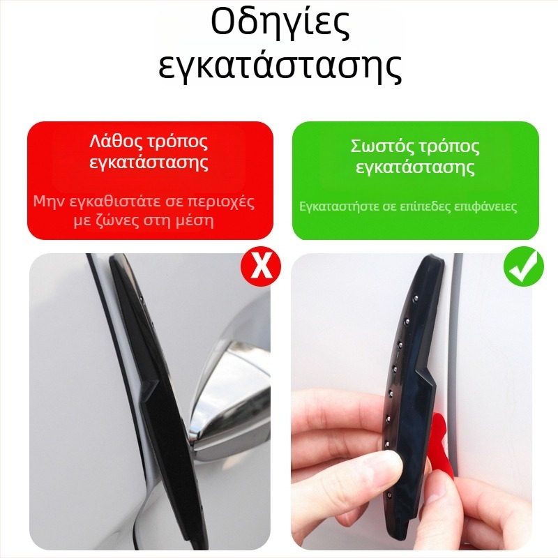 Λωρίδα προστασίας άκρων πορτών κατά της πρόσκρουσης με μικρές κρυστάλλιες λεπτομέρειες — SD-2154, PVC, Shun Wei, γενική συμβατότητα