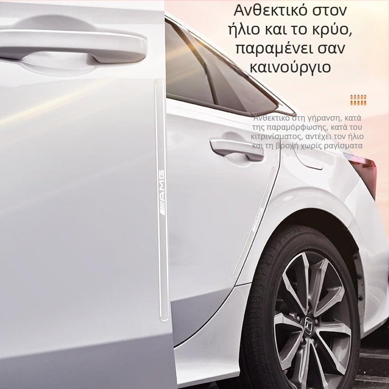 Ταινία προστασίας θυρών αυτοκινήτου, PVC υλικό, καθολική εφαρμογή
