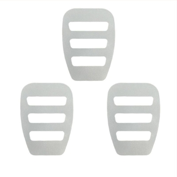 Θήκη για μαντήλι τσέπης για κοστούμι, λευκό διαφανές, μονοχρωματικός σχεδιασμός, πολυπροπυλένιο, θερμοπλαστική κατασκευή, πλαστική επένδυση