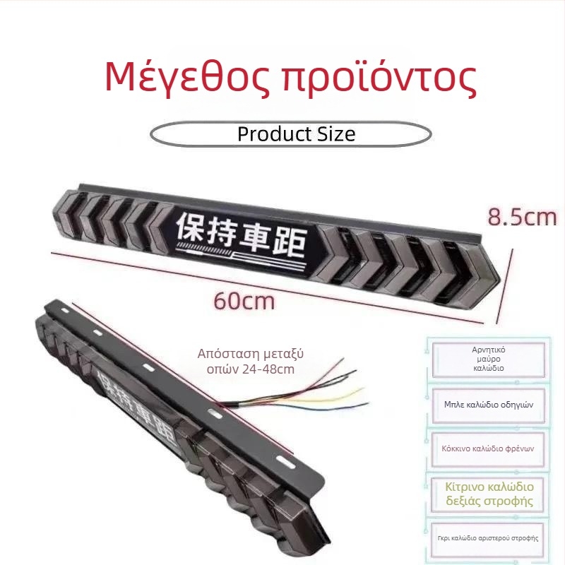 LED λαμπτήρας οπίσθου φαναριού με Devil's Eye, πολυλειτουργικός, πολύχρωμο φλας για όπισθεν και φρένο (Τύπος: LED λαμπτήρας; Συμβατές μοντέλα: 1; Ισχύει)