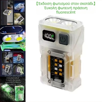 Μαγνητικό LED φορητό φως εργασίας για επισκευές αυτοκινήτων και εξωτερική χρήση, ABS περίβλημα, μοντέλο Dc-08, ≤100 lm