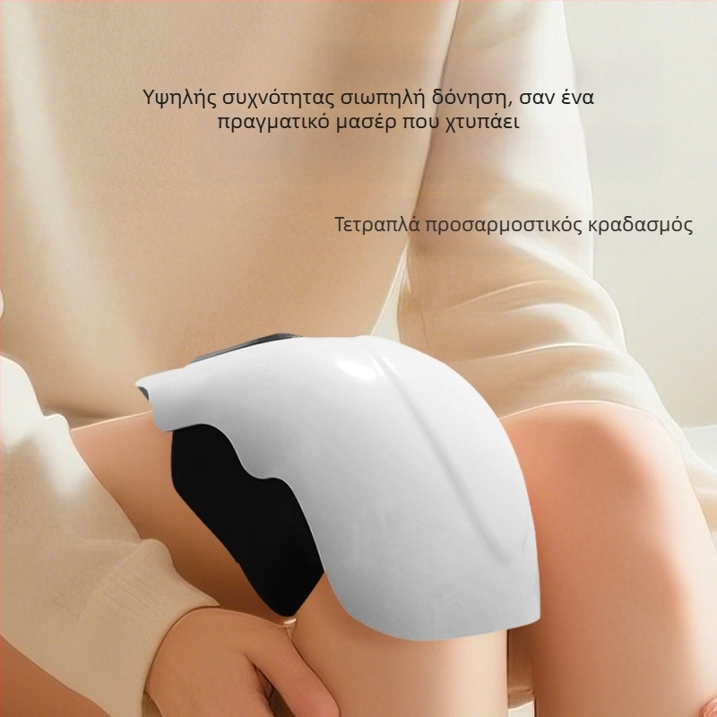 SHIFX Μασάζ γόνατος – επαναφορτιζόμενο, υπέρυθρη θέρμανση με θερμική συμπίεση, δόνηση και μασάζ ζύμωμα για το γόνατο