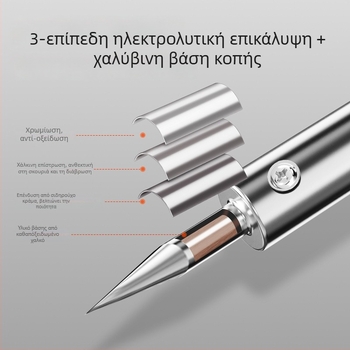 Deli DL8860 Εξωτερικά θερμαινόμενο κολλητήρι με σταθερή θερμοκρασία, 60W, 220V, άκρη 907