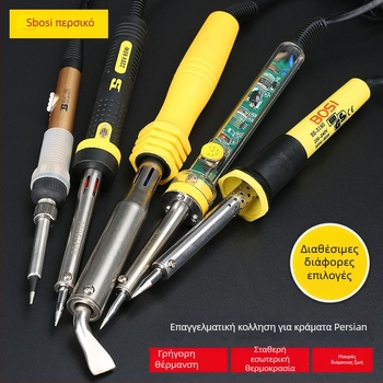 Κολλητήρι συγκόλλησης με ρυθμιζόμενη θερμοκρασία – χειροκίνητο πιστόλι συγκόλλησης, υψηλή θερμοκρασία, μακρύς κύκλος ζωής, 30W–150W