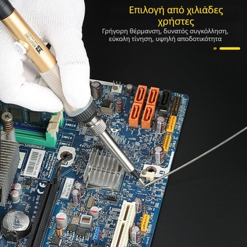 Κολλητήρι συγκόλλησης με ρυθμιζόμενη θερμοκρασία – χειροκίνητο πιστόλι συγκόλλησης, υψηλή θερμοκρασία, μακρύς κύκλος ζωής, 30W–150W