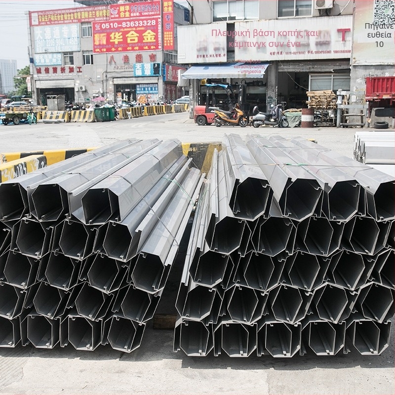 Σύστημα υδρορροών από ανοξείδωτο χάλυβα για στέγες (201/304/316L), φινίρισμα 2B, κοπή και διαμόρφωση