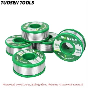 TUOSEN Sn50Pb50 σύρμα συγκόλλησης με φλούξ-κορ Sn50Pb50, ροζιν φλούξ