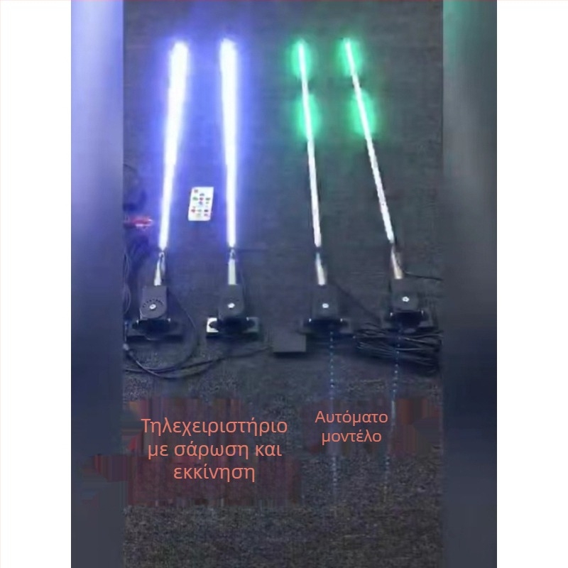 LED λαμπτήρας κεραίας με πολύχρωμα εφέ ροής για φορτηγά, αυτοκίνητα και μοτοσικλέτες, 12V