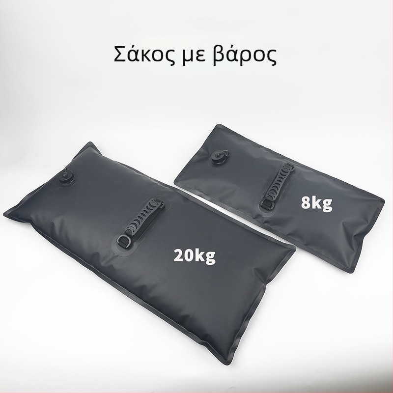 Εξωτερική σακούλα βάρους νερού με παχύ ανθεκτικό PVC, χωρητικότητα 8 L για σκηνές και πανιά