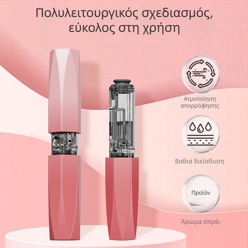 Χειροκίνητη συσκευή νάνο ομίχλης ενυδάτωσης με ενσωματωμένη μπαταρία, κρύος ψεκασμός, μονή ταχύτητα, ομίχλη έως 10 δευτερόλεπτα, 300-500 mAh