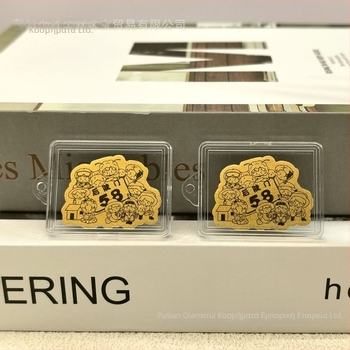 Qianxirui Jewelry Αυτοκόλλητα για κινητά — Αυθεντικός κινεζικού στυλ σχεδιασμός, μεταλλική επιφάνεια με 2 mg πολύτιμου μετάλλου, έτοιμο δώρο