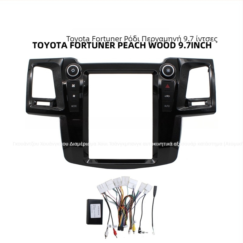 Vigo Android πλαίσιο πλοήγησης για Toyota Fortuner 2005-2014, πάνελ μεγάλου οθόνης πλοήγησης, μοντέλο Vigo, βάρος 2,2 кг, υλικό: πλαστικό