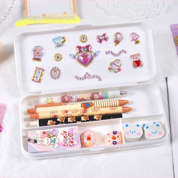 Πριγκίπισσα: γλυκό αυτοκόλλητο για κινητό με καρτούν και κρυστάλλινο εφέ λίθων — απλός σχεδιασμός, εκτύπωση, κατάλληλο ως επαγγελματικό δώρο